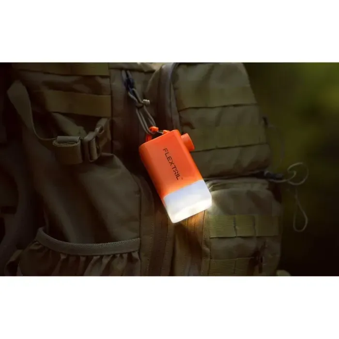 Flextail Max Pump 2 Plus: кемпінговий насос-ліхтар-PowerBank (4в1) помаранчевий, 300 л/хв.