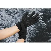 Водонепроницаемые перчатки Dexshell StretchFit 2.0 (L, черные) - мембрана Porelle, шерсть мериноса, сенсорные