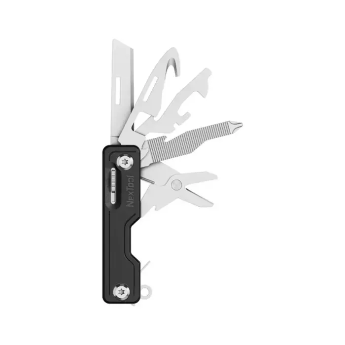 Мультитул NexTool Multi Functional Knife чорний (10 функцій) / 88г / ніж, відкривачка, викрутки