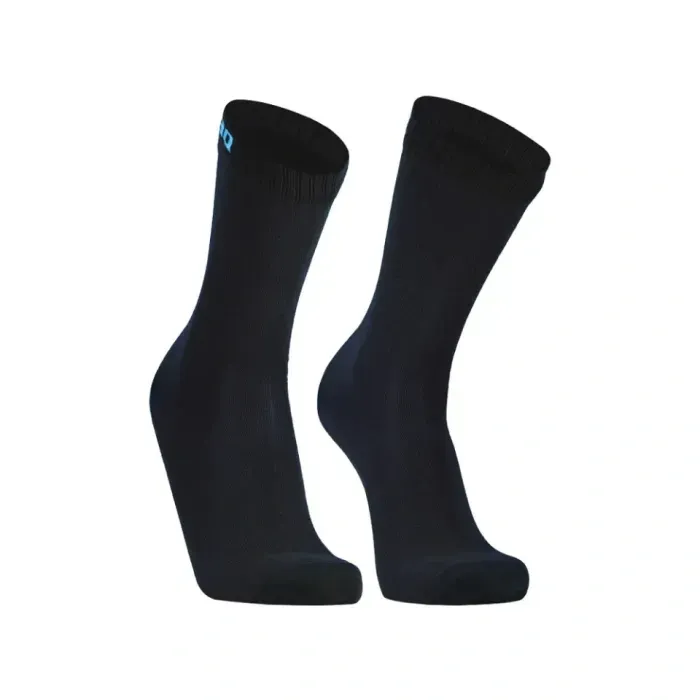 Носки водонепроницаемые Dexshell Ultra Thin Crew BLK полиуретан и нейлон мужскые, р-р L, чёрные