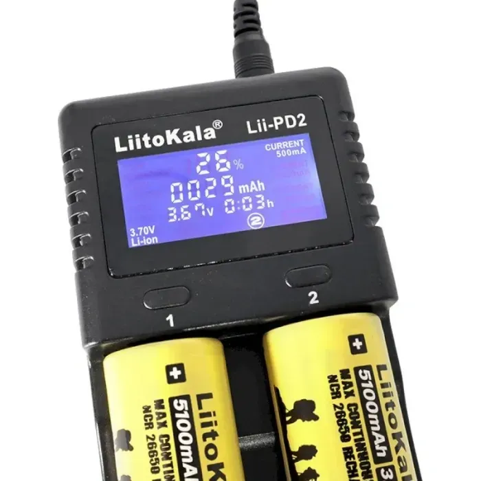 Зарядное устройство с 2 каналами LiitoKala Lii-M4S, PowerBank. Павербанк для батареек и аккумулятора