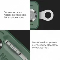 Мультитул NexTool Multi Functional Knife зеленый: 10 функций, нож, ножницы, открывалка, 88г