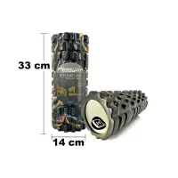 Массажный ролик EasyFit Grid Roller 33 см v.1.1 Multi Черный