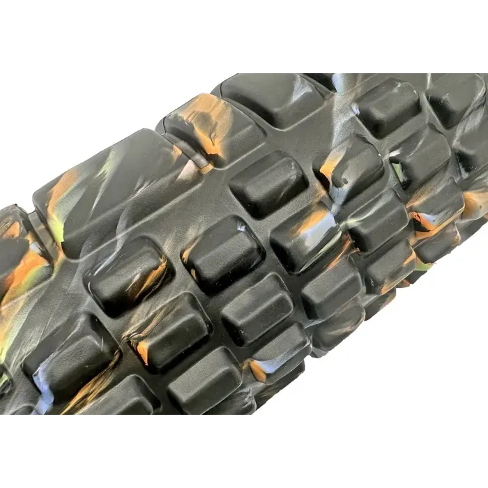 Массажный ролик EasyFit Grid Roller 33 см v.1.1 Multi Черный