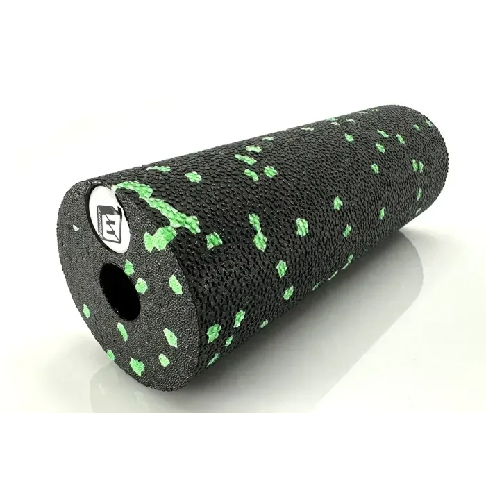 Массажный ролик EasyFit EPP 15х5 см салатовый для йоги и фитнеса, для разогрева и восстановления мышц.