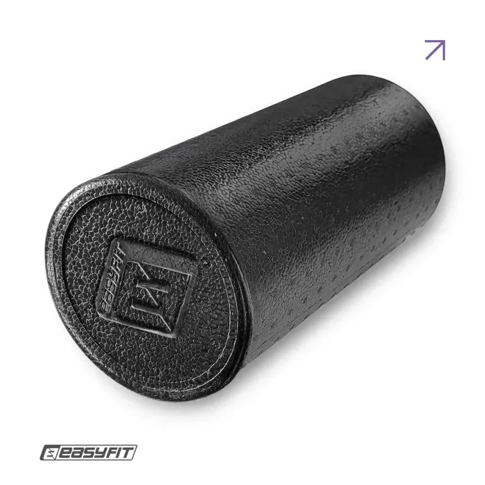 Масажний ролик EasyFit PolyFoam Roller EPP 30 см: Валик для йоги, міофасціальний реліз, самомасаж спини, тренування, відновлення