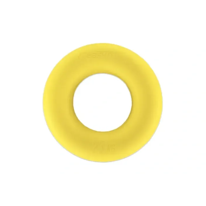Кистевой Эспандер-Кольцо EasyFit Ring 23 кг Желтый для Силы Рук, Предплечий, Реабилитации | Силиконовый Тренажер