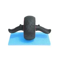 Ролик для пресса EasyFit Ab Carver Compact с возвратным механизмом, коврик, для дома и зала, до 150 кг