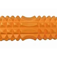 Массажный ролик EasyFit Grid Roller 33 см v.1.2 Оранжевый