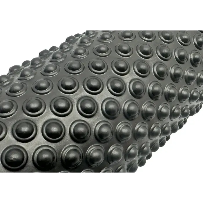 Массажный Ролик EasyFit Grid Roller Light 33 см Черный, Мягкий EVA Валик для Миофасциального Релиза (МФР), Йоги, Фитнеса, Снятия