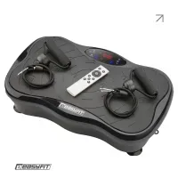 Віброплатформа EasyFit VibroStep Base для схуднення, лімфодренажу, масажу. 99 режимів, еспандери, Bluetooth.