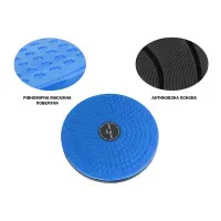 Диск здоровья EasyFit Waist Twisting синий: Тренажер для талии, вращения, кор, баланса. Компактный диск грация для дома.