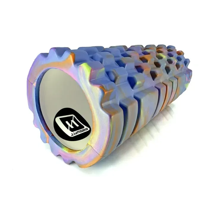 Массажный ролик EasyFit Grid Roller 33 см v.1.1 Multi Синий