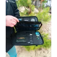 Зручна сумка для риболовлі — Сумка органайзер для гачків і волосіні — Карпова сумка рибалки — Чохол Fisher.