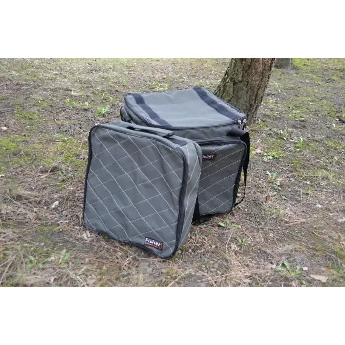 Сумка для риболовлі Fisher, Універсальна сумка, коропова, містка. Сумка для 6 котушок