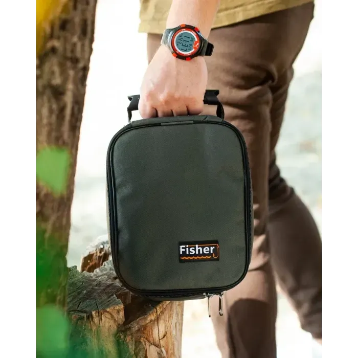 Чехол на 1 катушку Fisher. Сумка для катушки. Чехол для катушки