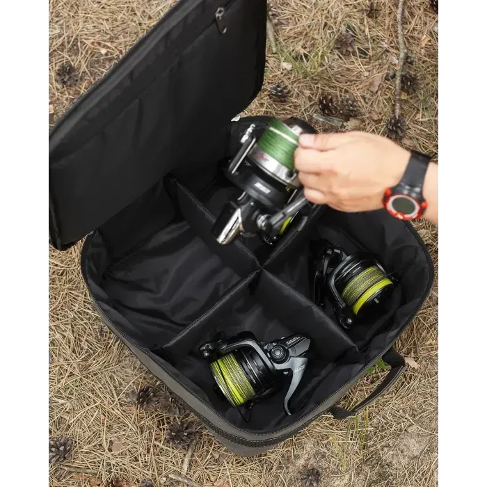 Рибальська сумка для зберігання і транспортування 4 котушок (Fisher 39 см)