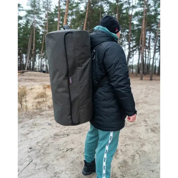 Сумка-баул для риболовлі та туризму Fisher, Рюкзак-баул, Рюкзак віщевий, Сумка-рюкзак, Сумка для військових 120 л.