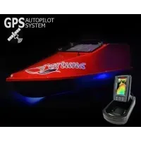 GPS (Maxi Cortex), Эхолот Toslon TF520, Прикормочный кораблик для рыбалки Фортуна (27000 mAh) Красный