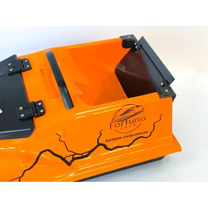 Короповий кораблик для риболовлі Фурія Фюжн 21000 mAh з GPS (Cortex_6+1) та Ехолотом Toslon TF520 Помаранчевий