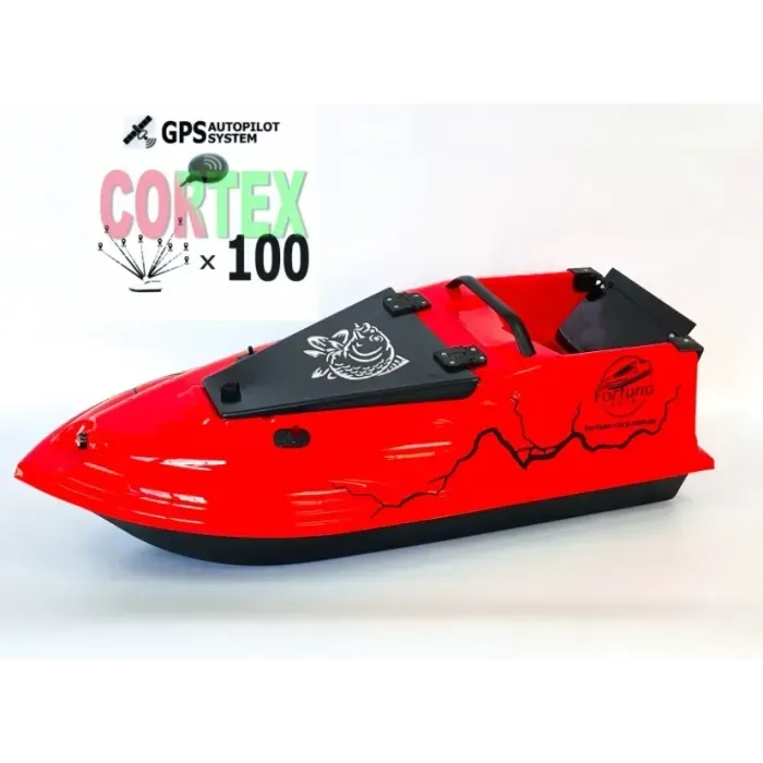 Короповий кораблик для риболовлі Фурія Фюжн 21000 mAh з GPS (Maxi Cortex). Електро кораблик для риболовлі