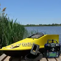 Кораблик для завоза прикормки + Эхолот Toslon TF520. Кораблик для рыбалки
