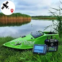 Кораблик для рыбалки Фортуна 45000mAh с GPS автопилотом Fortuna X и Эхолотом Toslon300 Кавуновий