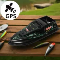 Радиоуправляемый кораблик для рыбалки Фурия Шторм 21000 мАч. с GPS (Maxi Cortex) Черный