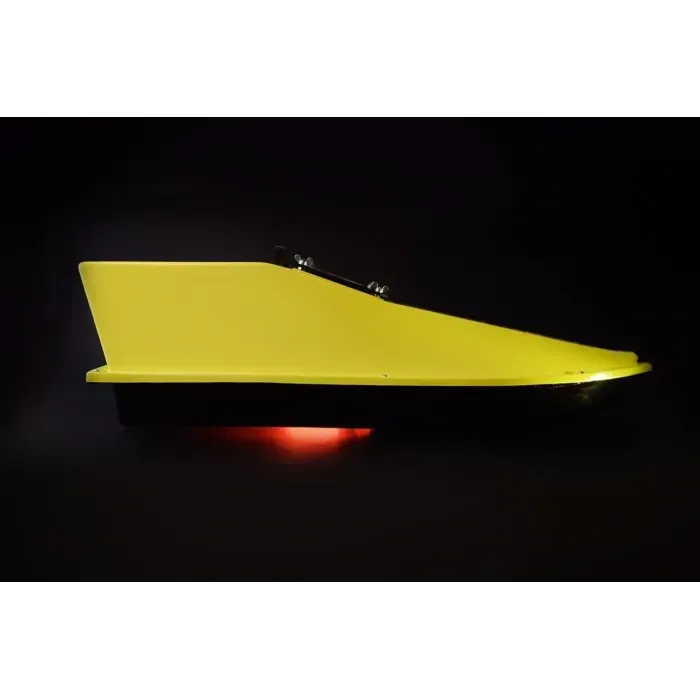 Кораблик для прикормки рыбы Фортуна (27000 mAh) з ехолотом Toslon300 Желтый. Рыболовний кораблик