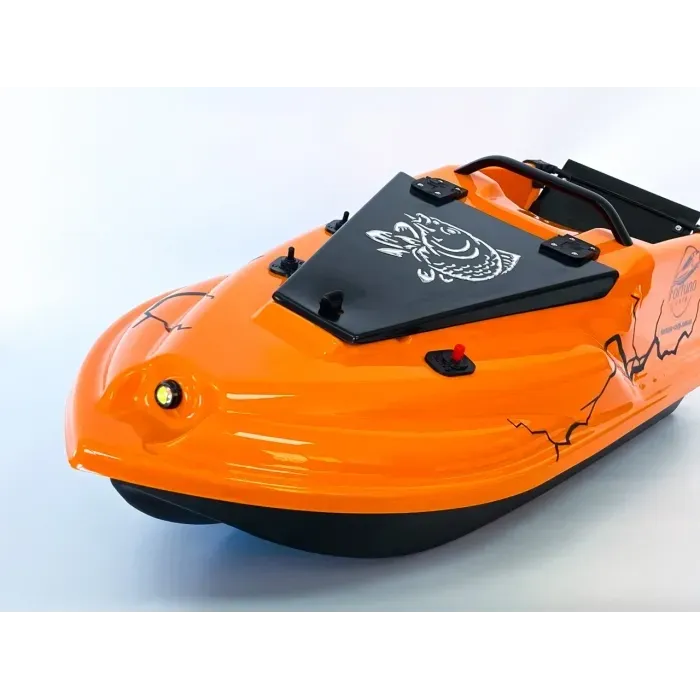 Короповий кораблик для риболовлі Фурія Фюжн 21000 mAh з GPS (Cortex_6+1) та Ехолотом Lucky918 Помаранчевий