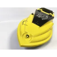 Большой Кораблик для прикормки Фурия Фюжн с GPS (Fortuna-X) та Toslon TF300 Жовтий