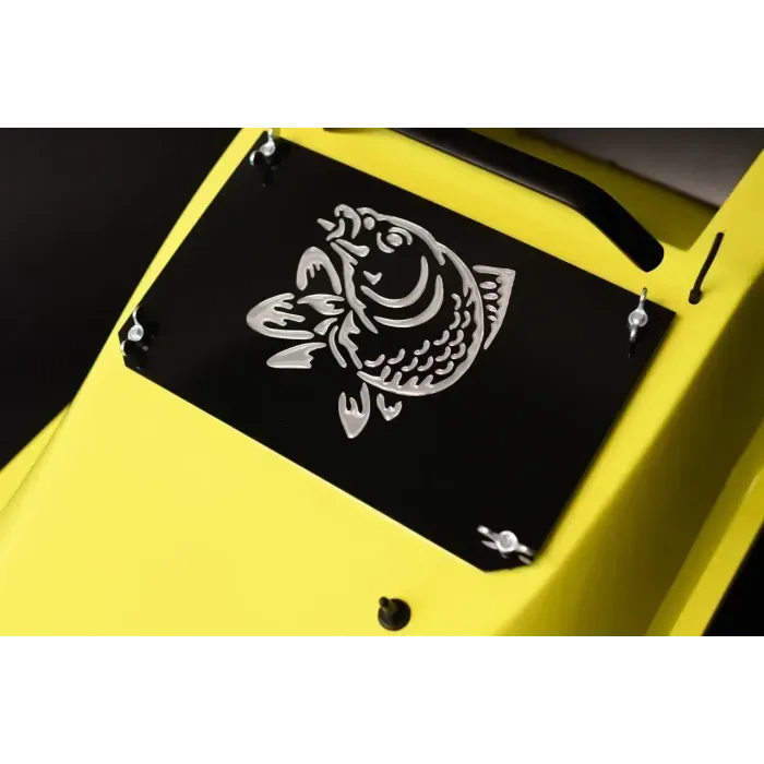 Электро кораблик для рыбалки 27000mAh, GPS Fortuna X и Эхолотом Toslon300 Жовтий