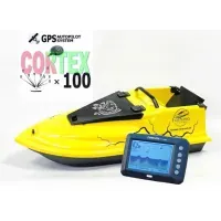 Карповый кораблик для рыбалки Фурия Фюжн 21000 mAh с GPS (Cortex_6+1) и Эхолотом Toslon TF300