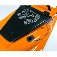 Прикормочный кораблик с GPS автопилотом (MaxiCortex) Эхолот Toslon TF520 Фурия Шторм 21000 мАч. Оранжевый