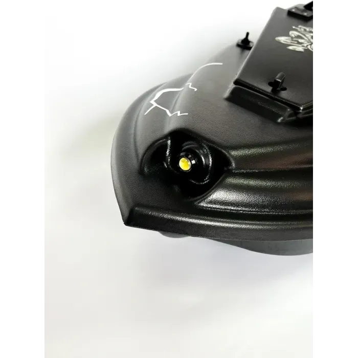 Радіокерований рибальський кораблик. Прикормовий кораблик Фурія Фюжн 21000 mAh 17 км/год Чорний