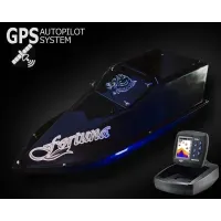 Кораблик для доставки прикормки с GPS Cortex 6+1, Эхолот Toslon300, Кораблик Фортуна (45000 mAh) Черный