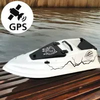 Радиоуправляемый кораблик для рыбалки Фурия Шторм 21000 мАч. с GPS Cortex 6+1 Белый. Электро кораблик