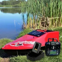 Кораблик для рыбалки Фортуна (45000 mAh) з Эхолотом Toslon TF520 Красный