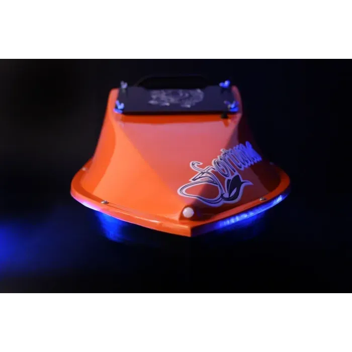 Кораблик для підгодовування Фортуна (акумулятор 27000 mAh) Помаранчевий. Рибальський електронний катер