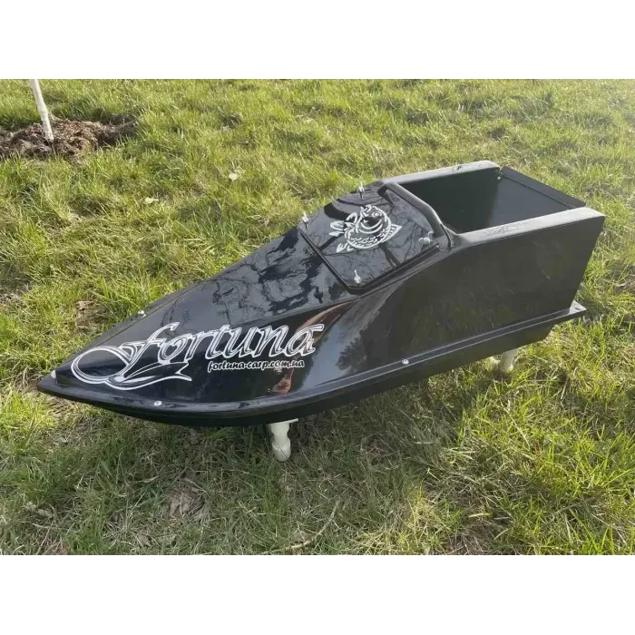 Кораблик для прикормки Фортуна 27000mAh з GPS автопилотом Fortuna X Черный