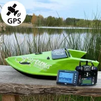 Кораблик для прикормки Фортуна 45000 mAh, GPS Cortex 6+1, Эхолот Toslon300 Арбузный