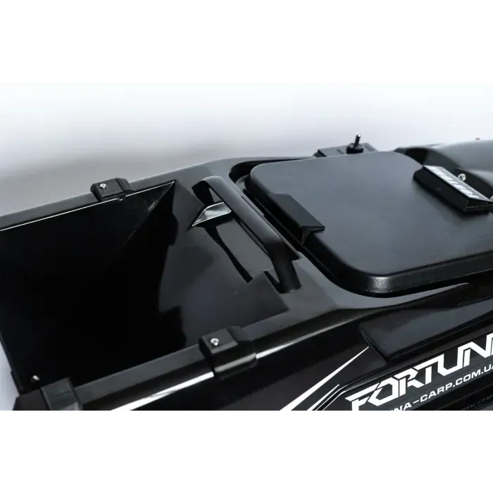 Катер для риболовлі Fortuna-X з GPS автопілотом: чорний, професійний, короп, 40000мАч
