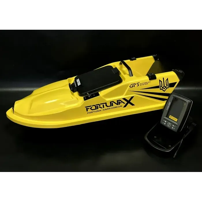 Кораблик для риболовлі Fortuna-X з GPS автопілотом та ехолотом Toslon TF520