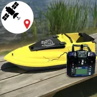 Кораблик для рыбалки Фурия Фюжн с GPS (Fortuna-X). Большой Кораблик для прикормки