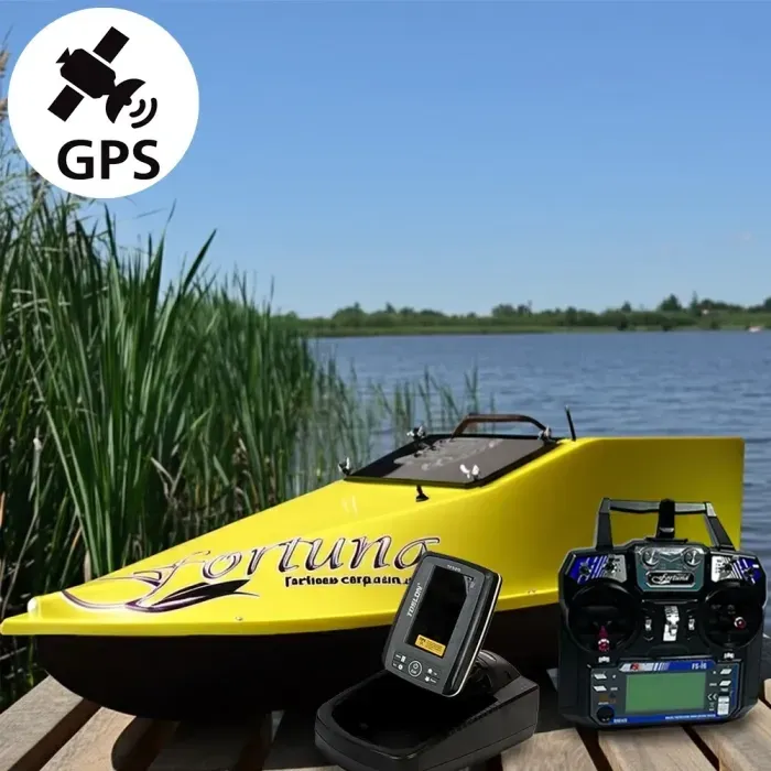 Кораблик для завезення підгодовування Фортуна 45000 mAh, GPS (Maxi Cortex), Ехолот Toslon TF520