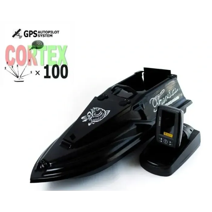 Карповый кораблик для рыбалки Фурия Фюжн 21000 mAh с GPS (Cortex_6+1) и Эхолотом Toslon TF520