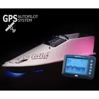 Кораблик для рыбалки Фортуна 27000 mAh, GPS автопилотом (Maxi Cortex), Ехолот Toslon TF300