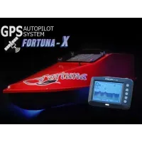 Кораблик для рыбалки Фортуна 45000mAh, GPS Fortuna X, Эхолот Toslon300 красный
