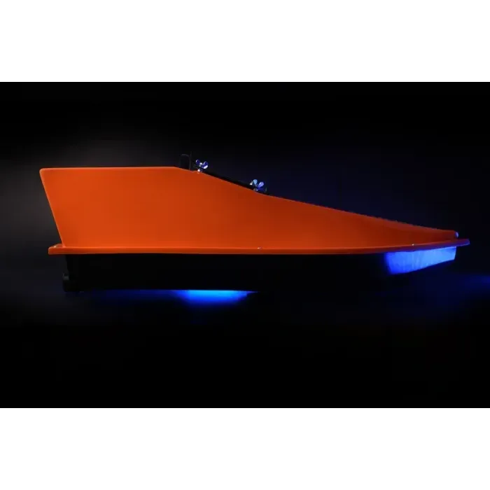 Кораблик для закорма рыбы Фортуна (27000 mAh) з ехолотом Toslon TF520 Оранжевый. Рыболовный электронный катер