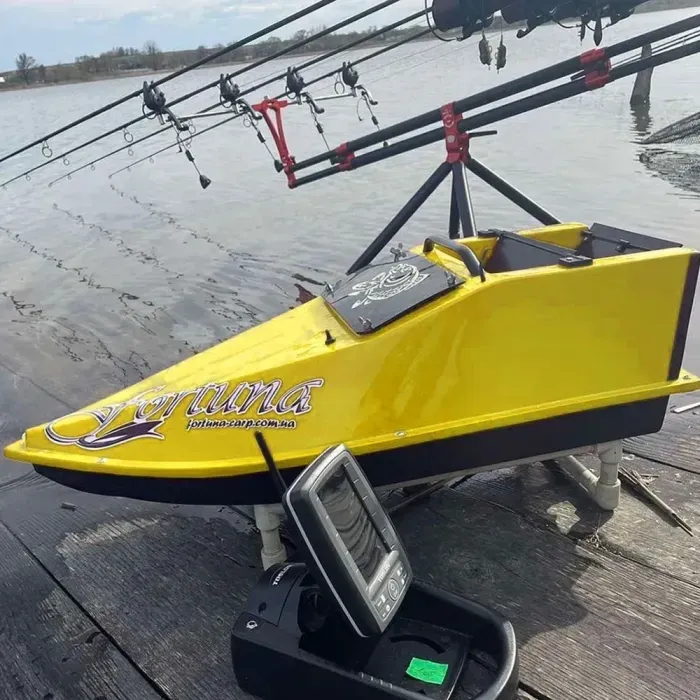 GPS (Maxi Cortex), Ехолот Toslon TF520, Прикормочний кораблик для риболовлі Фортуна (27000 mAh) Жовтий